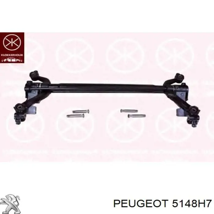 5148H7 Peugeot/Citroen viga de suspensão traseira (plataforma veicular)