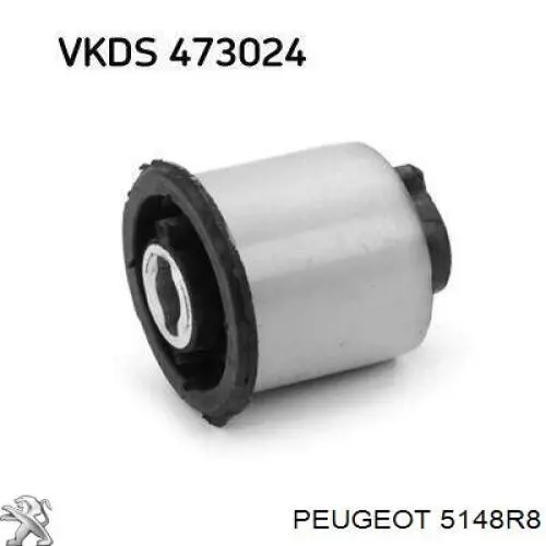 Subchasis trasero soporte motor 5148R8 Peugeot/Citroen