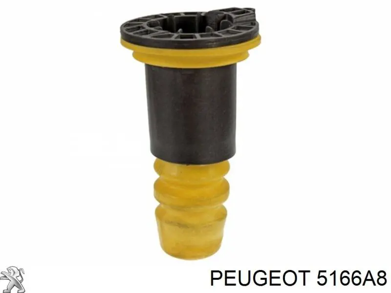 5166A8 Peugeot/Citroen pára-choque (grade de proteção de amortecedor traseiro)