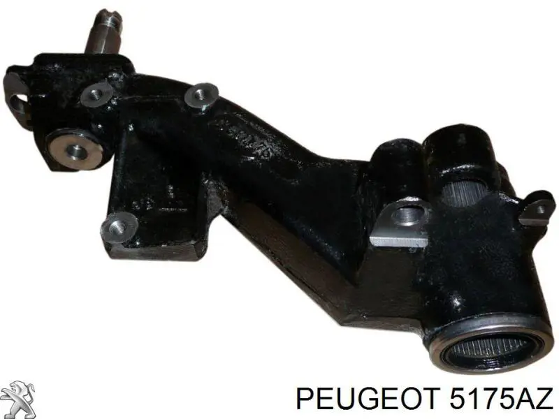 Brazo suspension (control) trasero inferior derecho 5175AZ Peugeot/Citroen