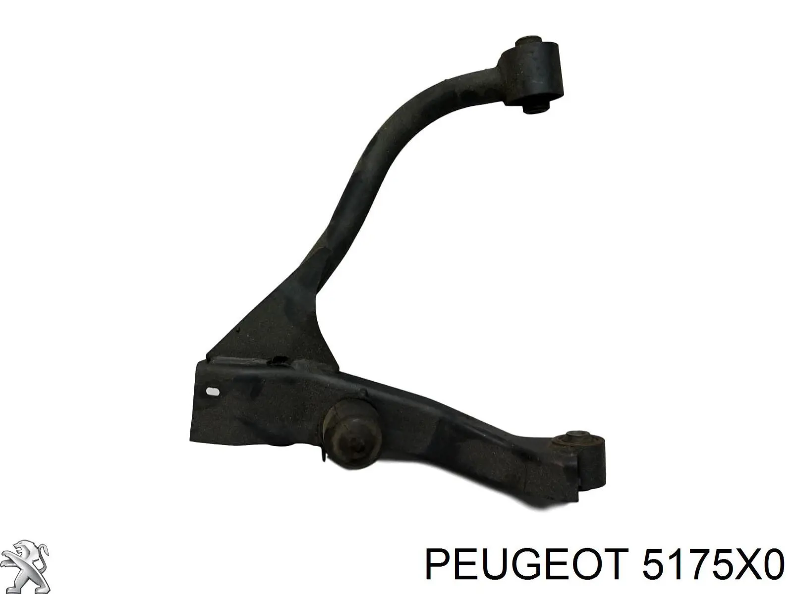 Braço oscilante superior esquerdo de suspensão traseira para Peugeot 607 (9D, 9U)