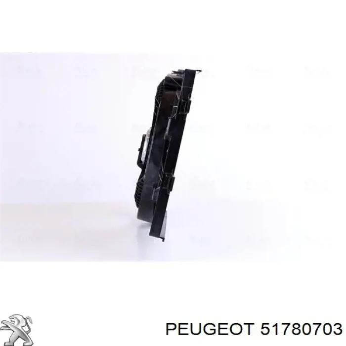 Купить 51780703 Peugeot/Citroen Диффузор вентилятора в сборе с мотором и крыльчаткой