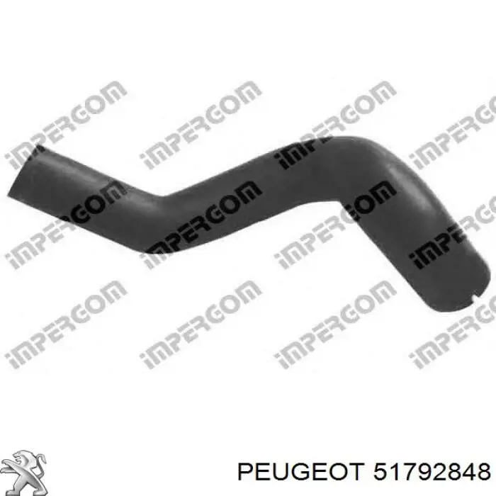 51792848 Peugeot/Citroen Патрубок интеркуллера