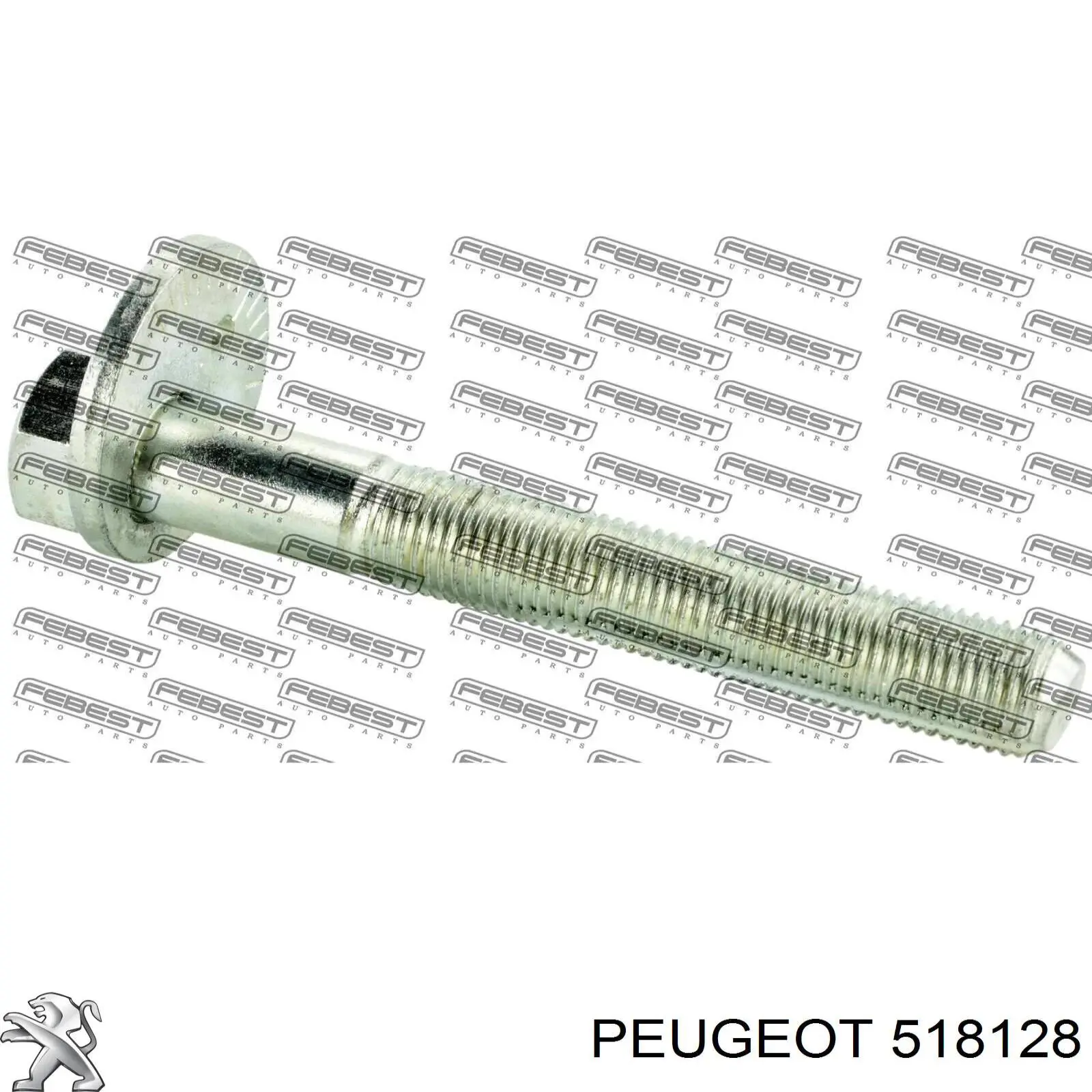 Perno de fijación, brazo oscilante Inferior Trasero,Interior 518128 Peugeot/Citroen