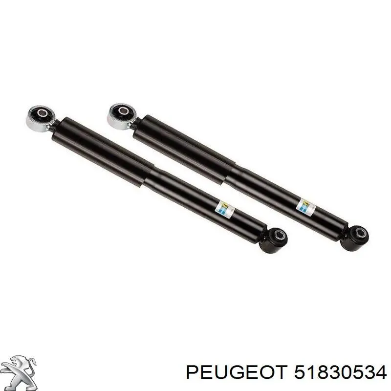 Купить 51830534 Peugeot/Citroen Амортизатор задней подвески