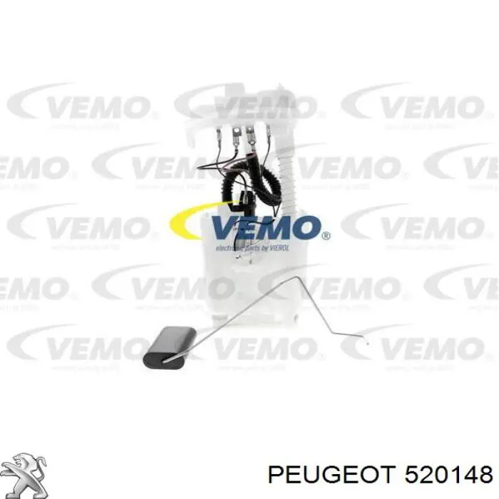520148 Peugeot/Citroen амортизатор передний