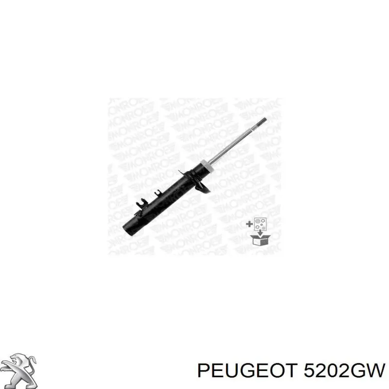Амортизатор передней подвески левой Peugeot/Citroen 5202GW цена, от 53.99 USD