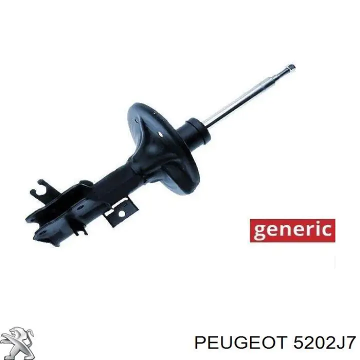 5202J7 Peugeot/Citroen Амортизатор передний левый