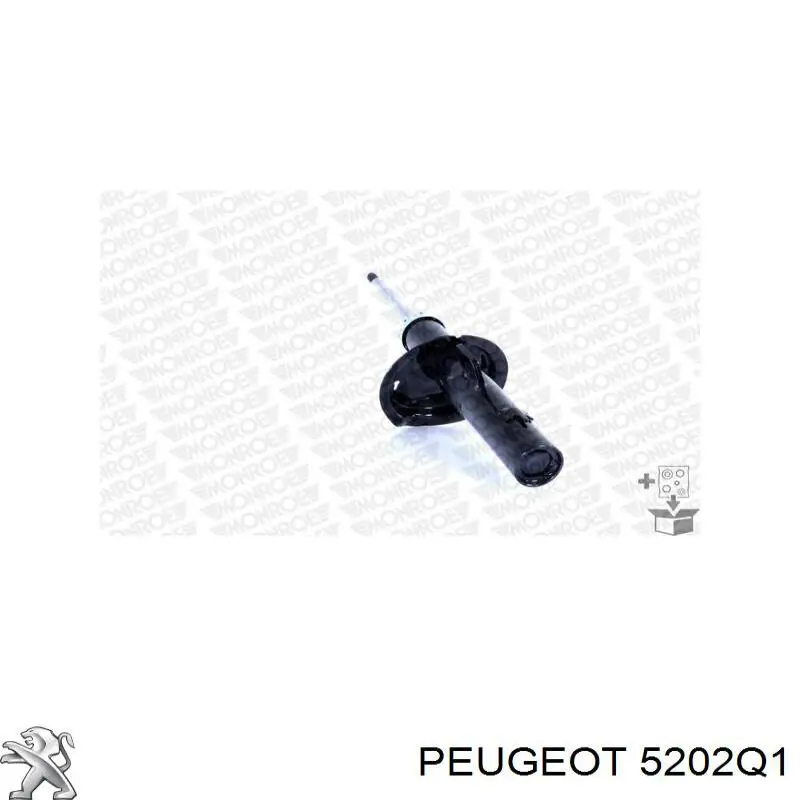 Амортизатор передний левый 5202Q1 Peugeot/Citroen