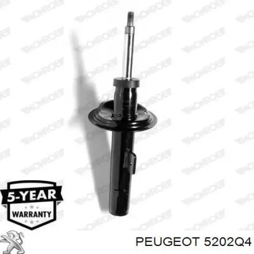 Амортизатор передний правый 5202Q4 Peugeot/Citroen