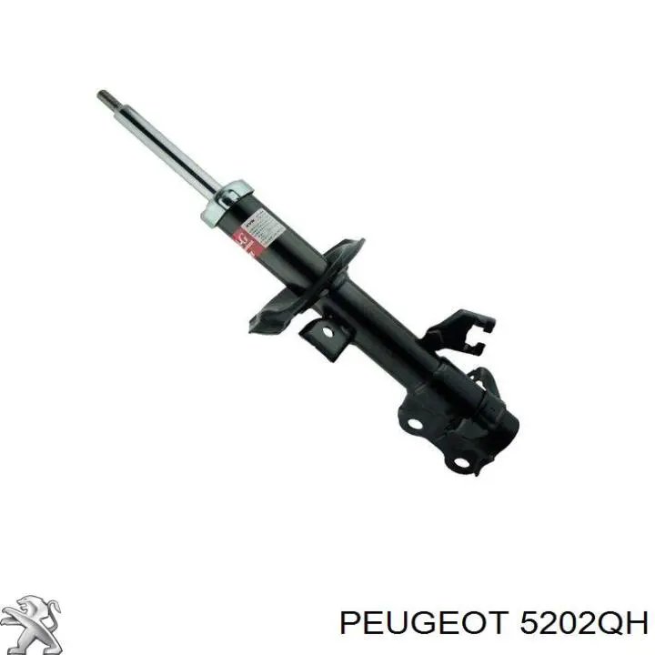 5202QH Peugeot/Citroen амортизатор передний правый