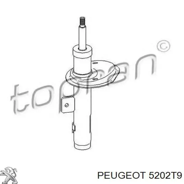 Купить 5202T9 Peugeot/Citroen Амортизатор подвески передний правый