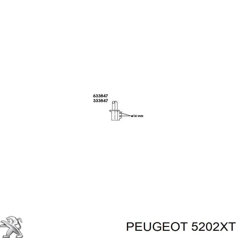 Купить 5202XT Peugeot/Citroen Амортизатор подвески передний левый