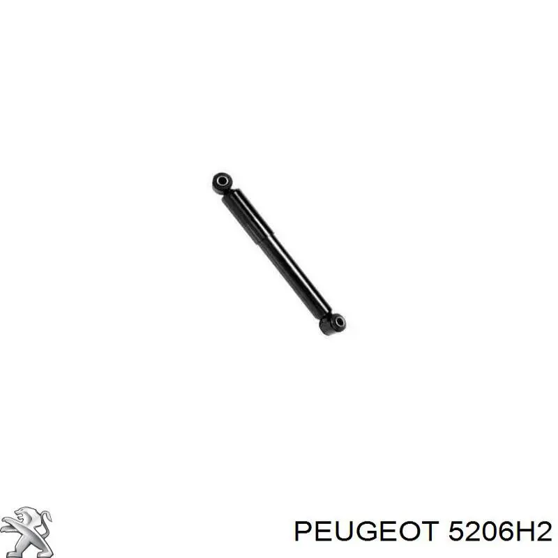 5206H2 Peugeot/Citroen амортизатор задний