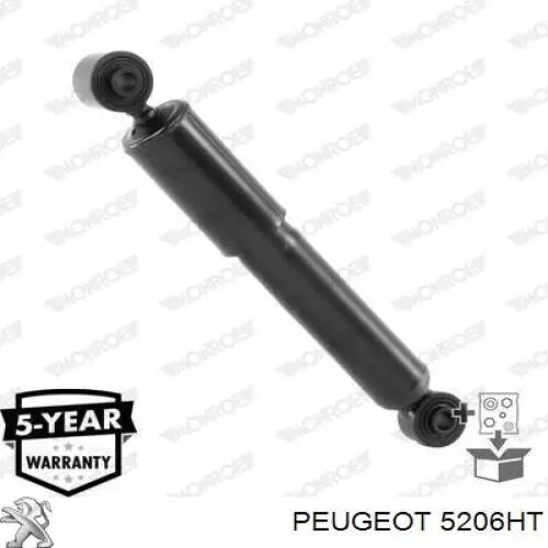 Амортизатор задний 5206HT Peugeot/Citroen