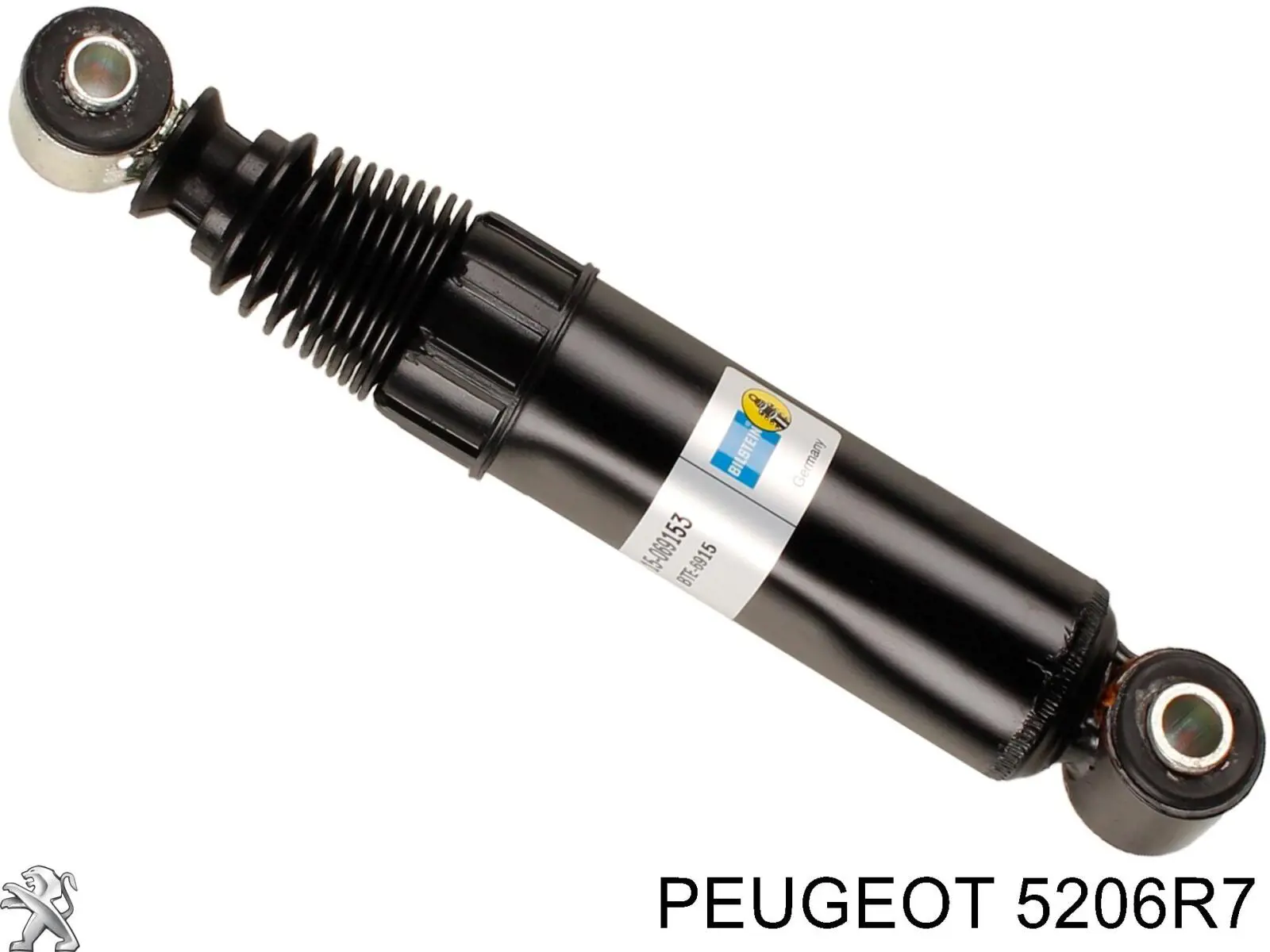 5206R7 Peugeot/Citroen amortecedor traseiro