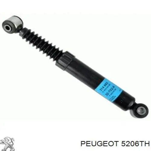 Амортизатор задний 5206TH Peugeot/Citroen