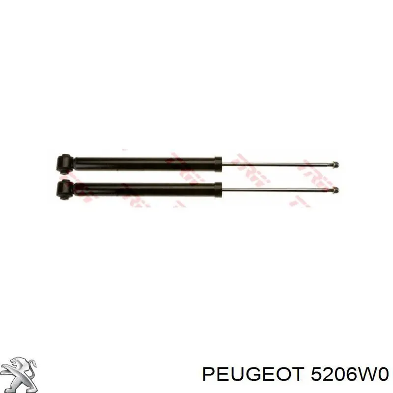 Купить 5206W0 Peugeot/Citroen Амортизатор задней подвески