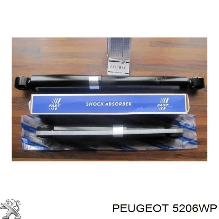 Amortiguador trasero 5206WP Peugeot/Citroen