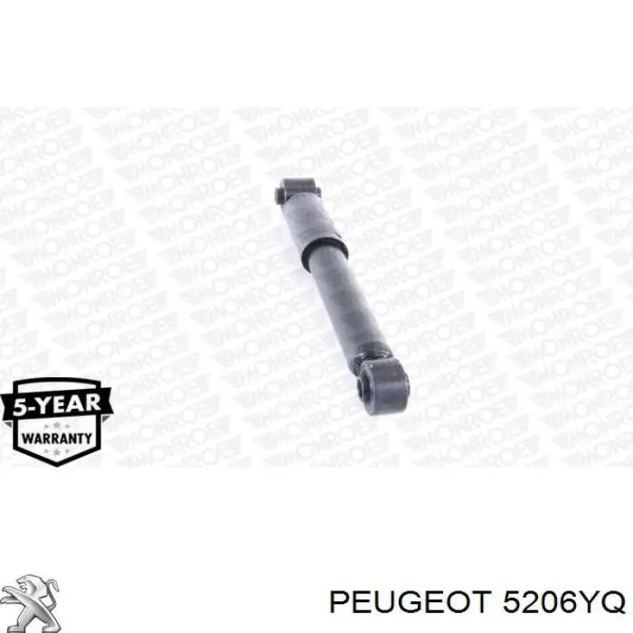 Amortiguador trasero 5206YQ Peugeot/Citroen