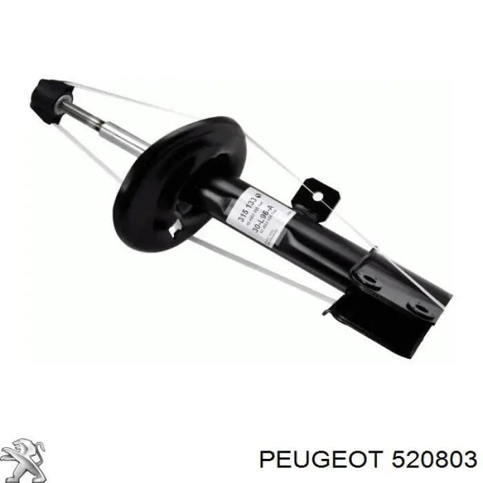 Амортизатор передней подвески левой Peugeot/Citroen 520803 цена, от 58.80 USD