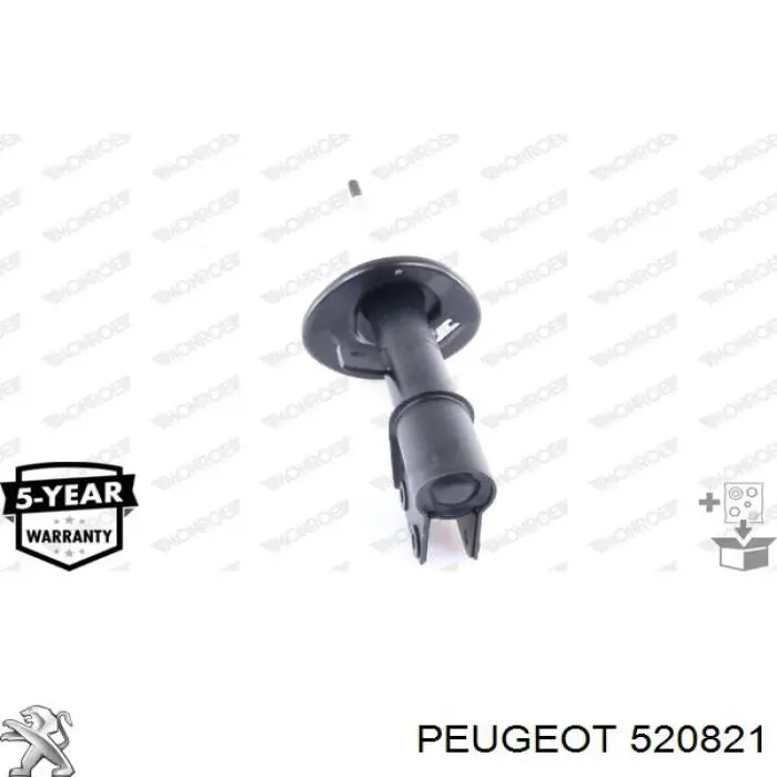 520821 Peugeot/Citroen Амортизатор передний левый