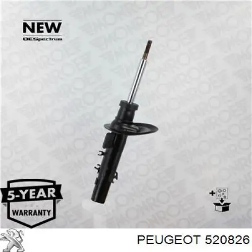 Амортизатор передний 520826 Peugeot/Citroen