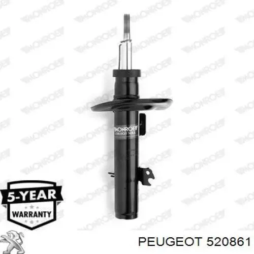 Амортизатор передний левый 520861 Peugeot/Citroen