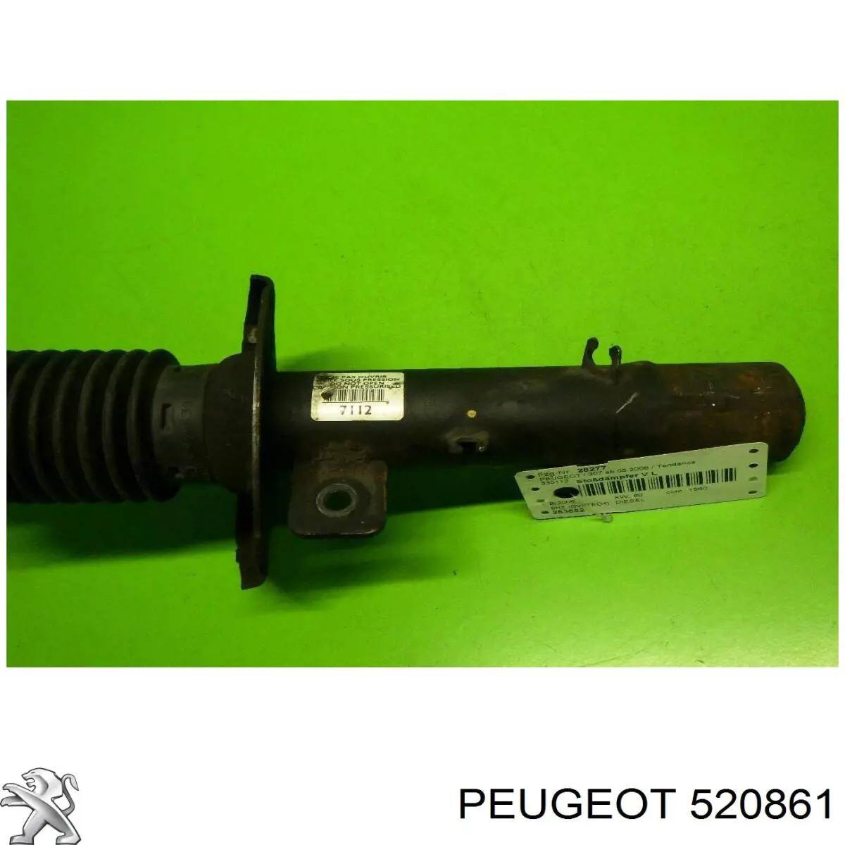 Амортизатор передней подвески левой Peugeot/Citroen 520861 цена, от 64.30 USD