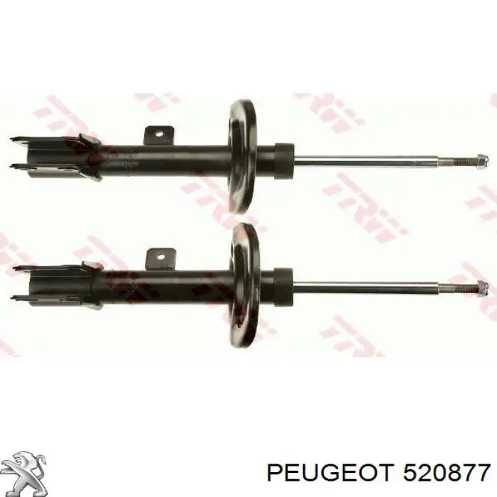 Амортизатор передней подвески левой Peugeot/Citroen 520877 цена, от 51.46 USD