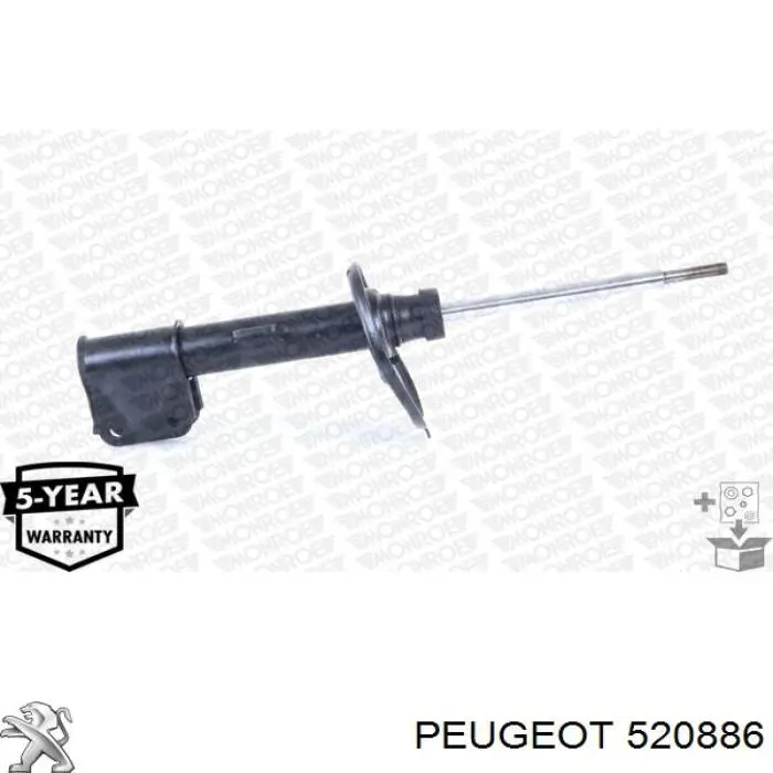 Стойка передняя правая Peugeot/Citroen 520886