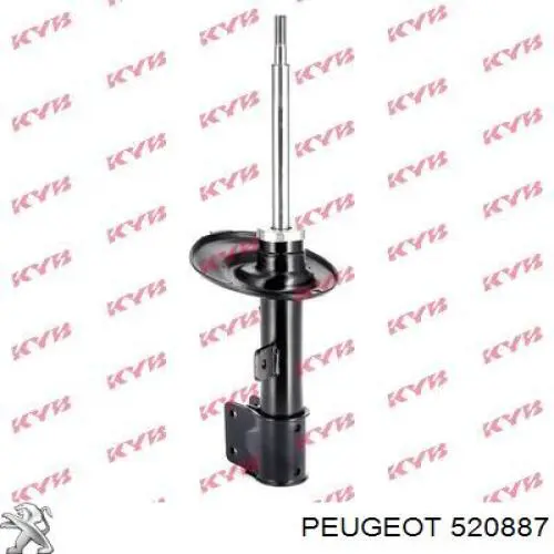 Купить 520887 Peugeot/Citroen Амортизатор подвески передний левый