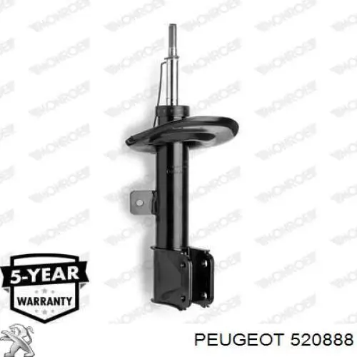 Стойка амортизатора задняя Peugeot/Citroen 520888 цена, от 41.56 USD