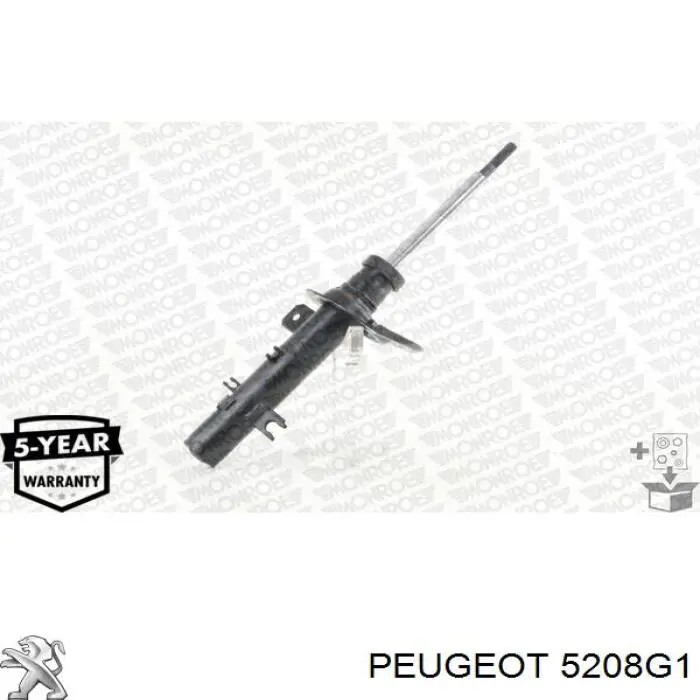 5208G1 Peugeot/Citroen амортизатор передний правый