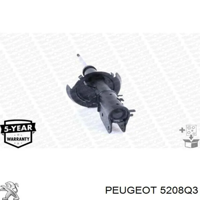 Amortiguador delantero derecho 5208Q3 Peugeot/Citroen