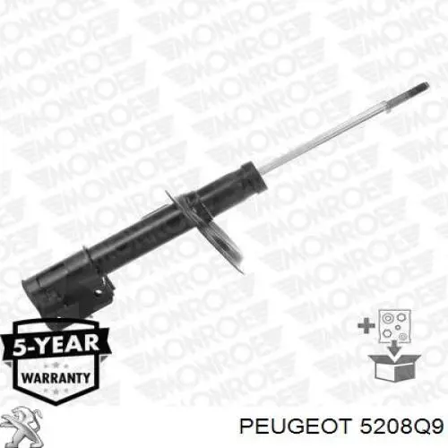 Амортизатор подвески передний левый Peugeot/Citroen 5208Q9 цена, от 54.31 USD
