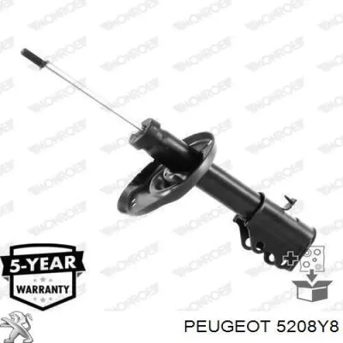 5208Y8 Peugeot/Citroen амортизатор передний правый
