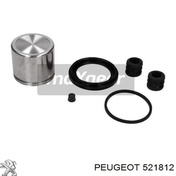 521812 Peugeot/Citroen proteção de amortecedor traseiro