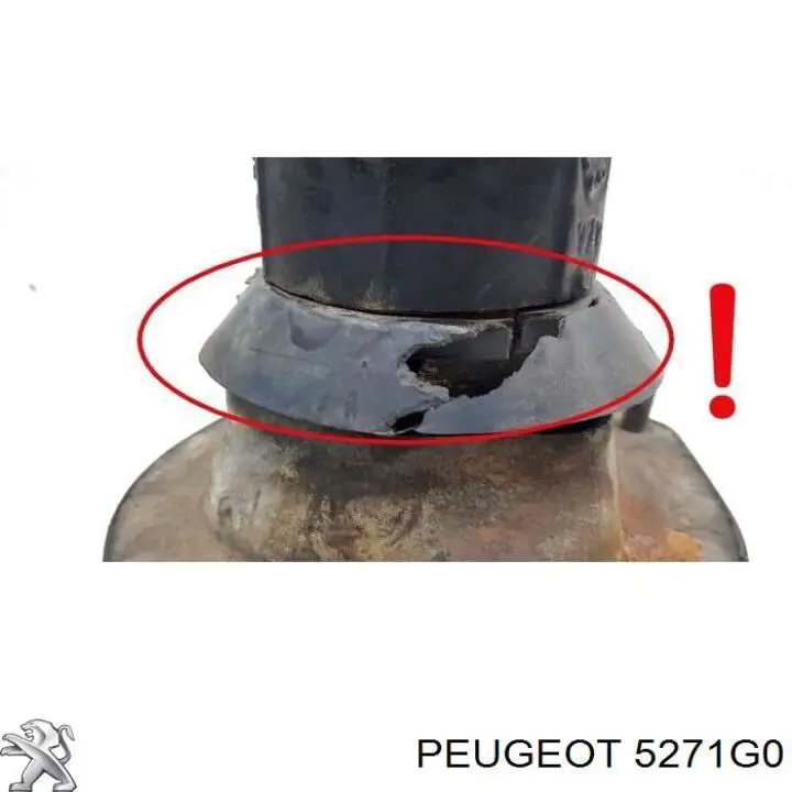 Подушка амортизатора переднего на Citroen C5 I DC