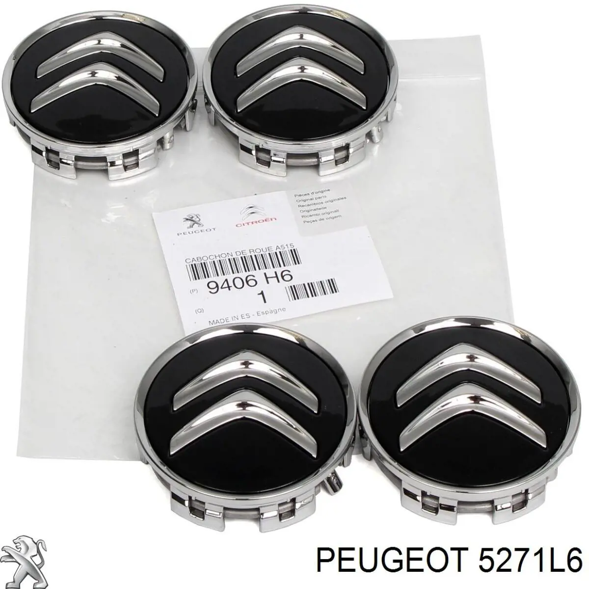 Amortecedor dianteiro direito 5271K8 Peugeot/Citroen