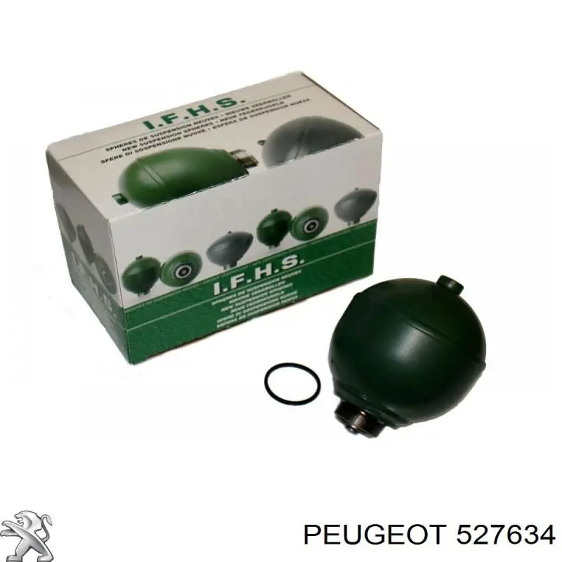 Купить 527634 Peugeot/Citroen Гидроаккумулятор системы амортизации передний