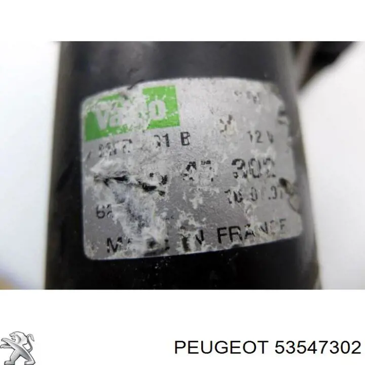 53547302 Peugeot/Citroen мотор стеклоочистителя лобового стекла