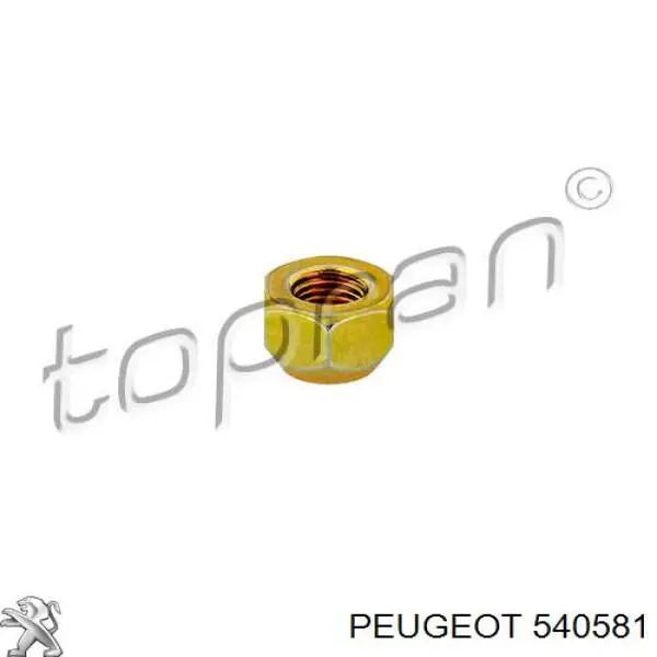 540581 Peugeot/Citroen Гайка колеса