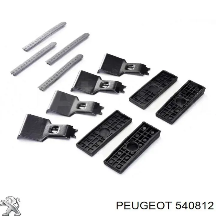 Tapa de perno de rueda 540812 Peugeot/Citroen