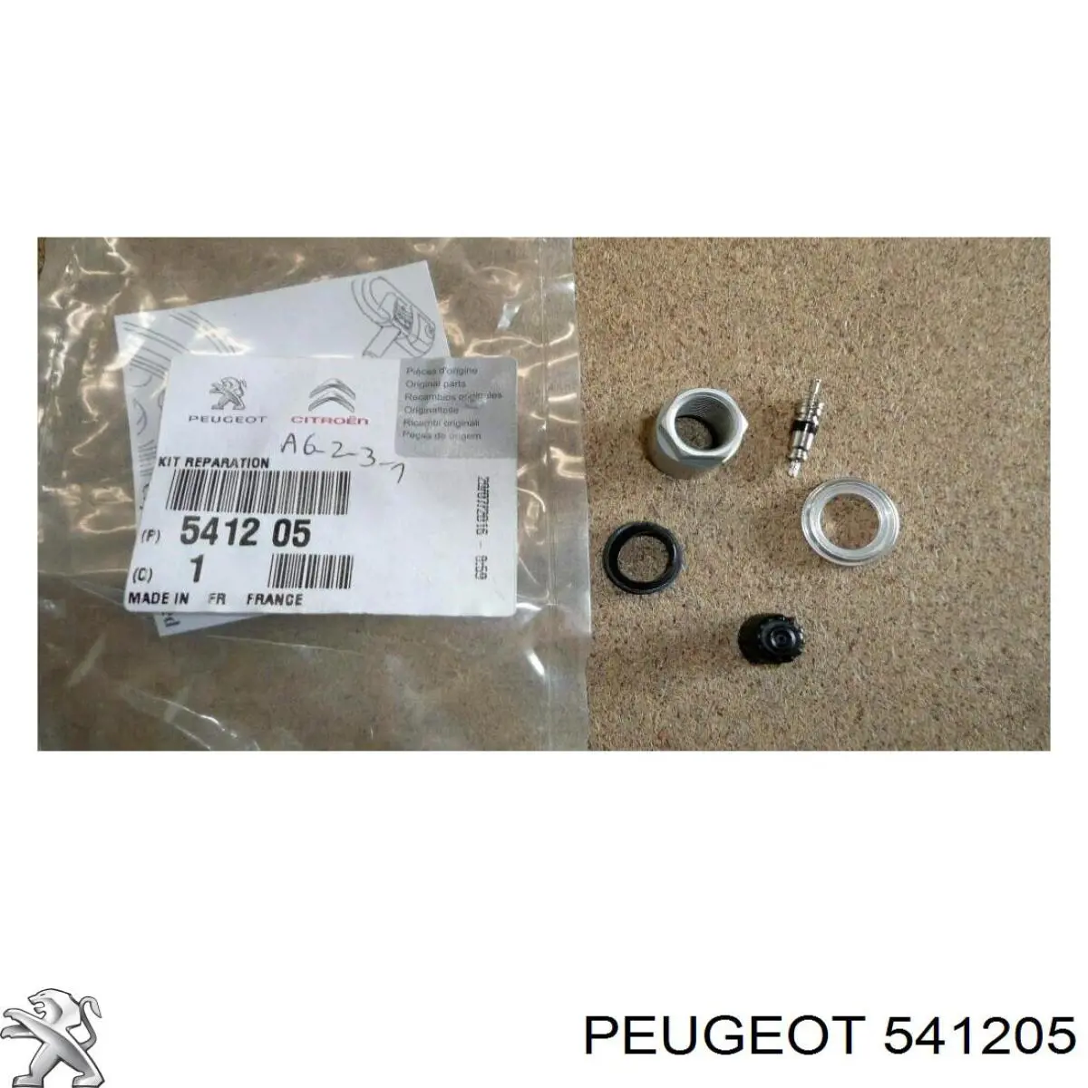 Fixação de sensor de pressão de ar nos pneus para Peugeot 307 (3H)
