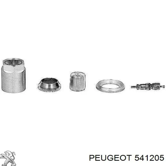 Крепление датчика давления воздуха в шинах Peugeot/Citroen 541205 цена, от 14.23 USD