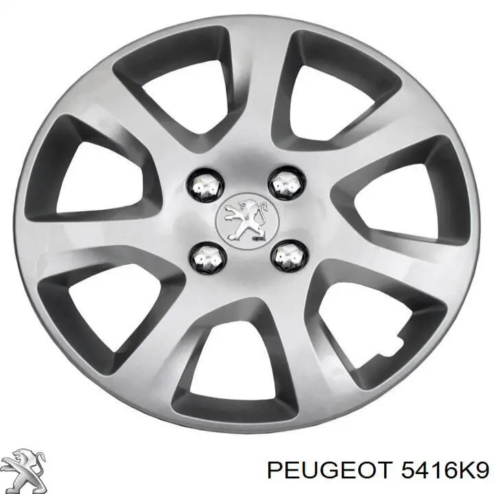 Колпак колесного диска Peugeot/Citroen 5416K9 цена, от 45.53 USD