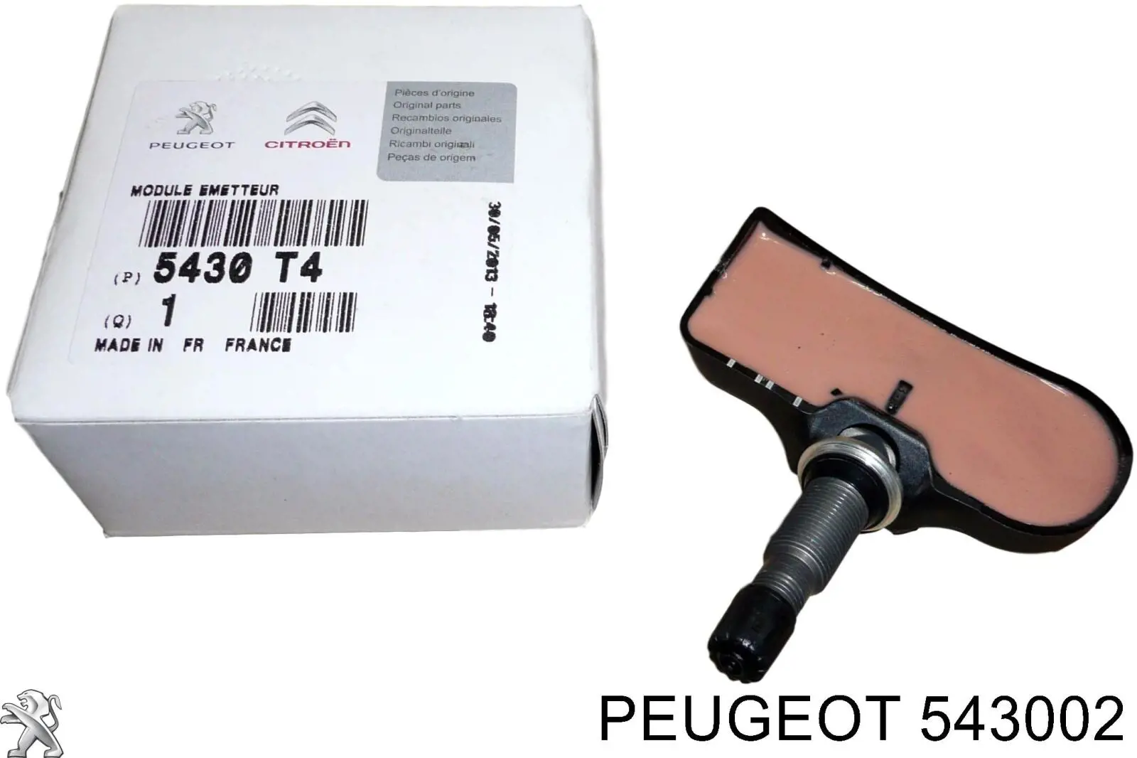 Датчик давления воздуха в шинах Peugeot/Citroen 543002