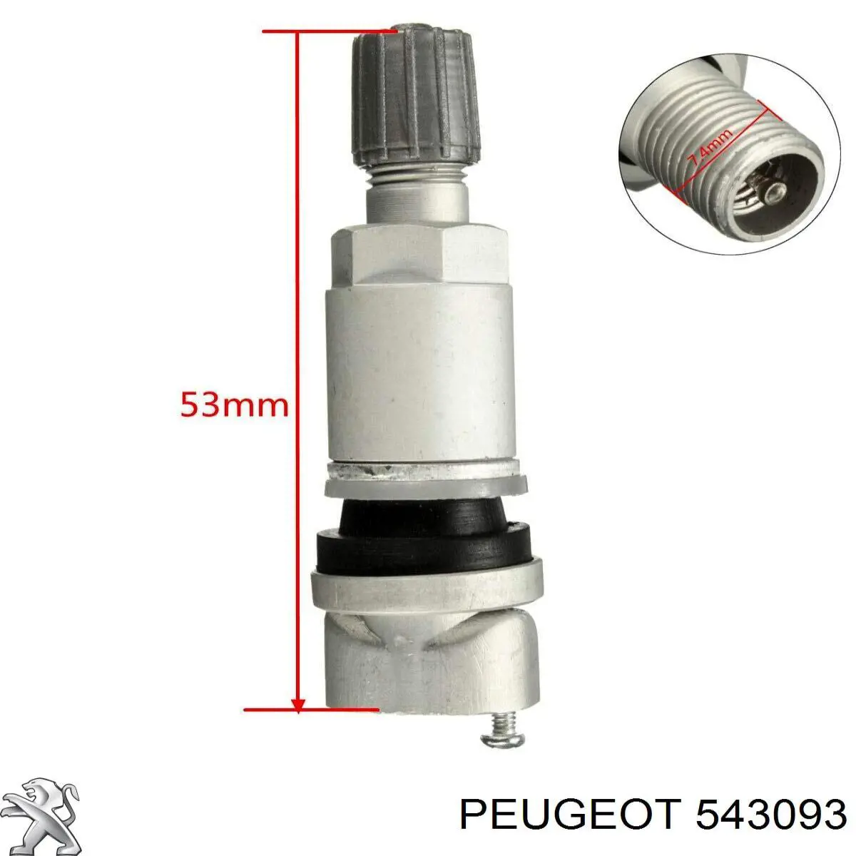 Датчик давления в шинах 543093 Peugeot/Citroen