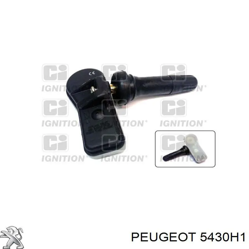 5430H1 Peugeot/Citroen датчик давления воздуха в шинах